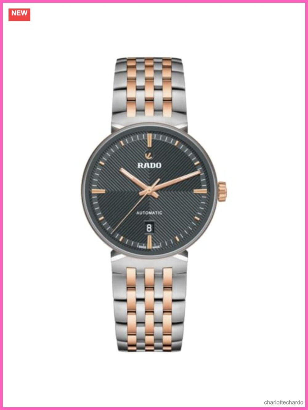 Rado Florence Open Heart Unisex Automatic Swiss Watch 39mm Sapphire Crystal